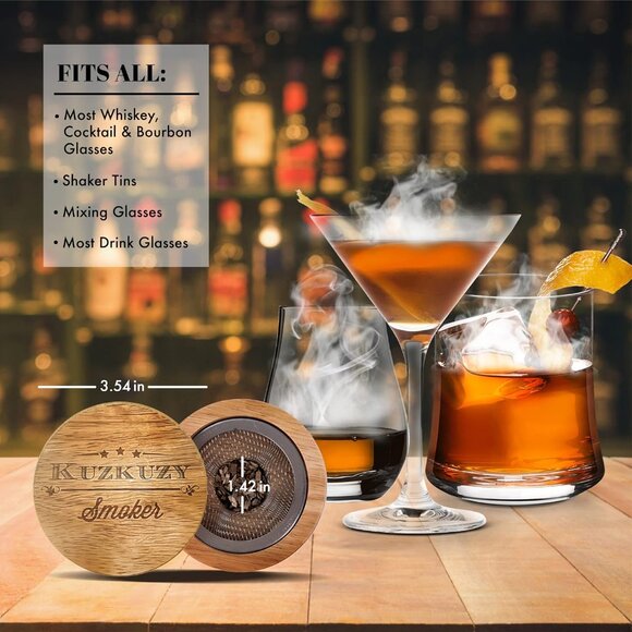 Cocktail Smoker Kit with Torch Wood Chimney and 6 Aromas New - Picture 4 of 4